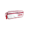 Enamel pvc pencil pouch with front zipper pocket printing logo