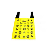 Nylon material roll style of fold promotional waterproof shopping bag with printing logo 
