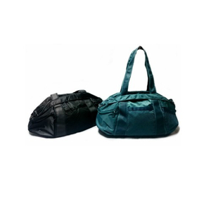 Promotional outdoor sports multi-functional waterproof nylon travel bag comes with a shoe pocket inside