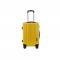 Yellow PP suitcase for outdoor use, with spacious interior and pockets