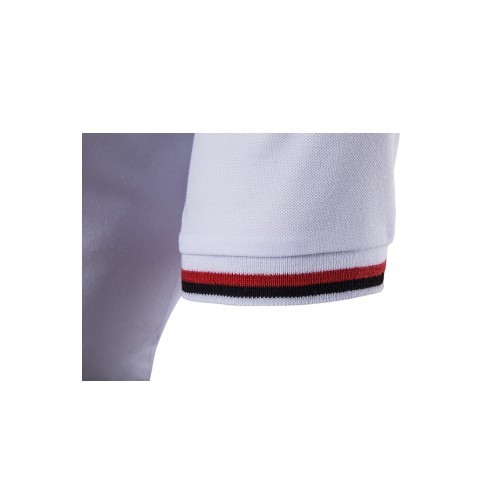 Customized embroidery logo high-quality 100% cotton group white polo shirt