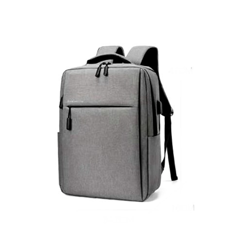 Promotional outdoor computer backpack with front zipper pocket