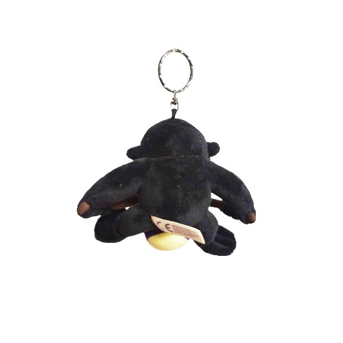 Chimpanzee animal stuffed plush toys keychain that can be customized with printing logo